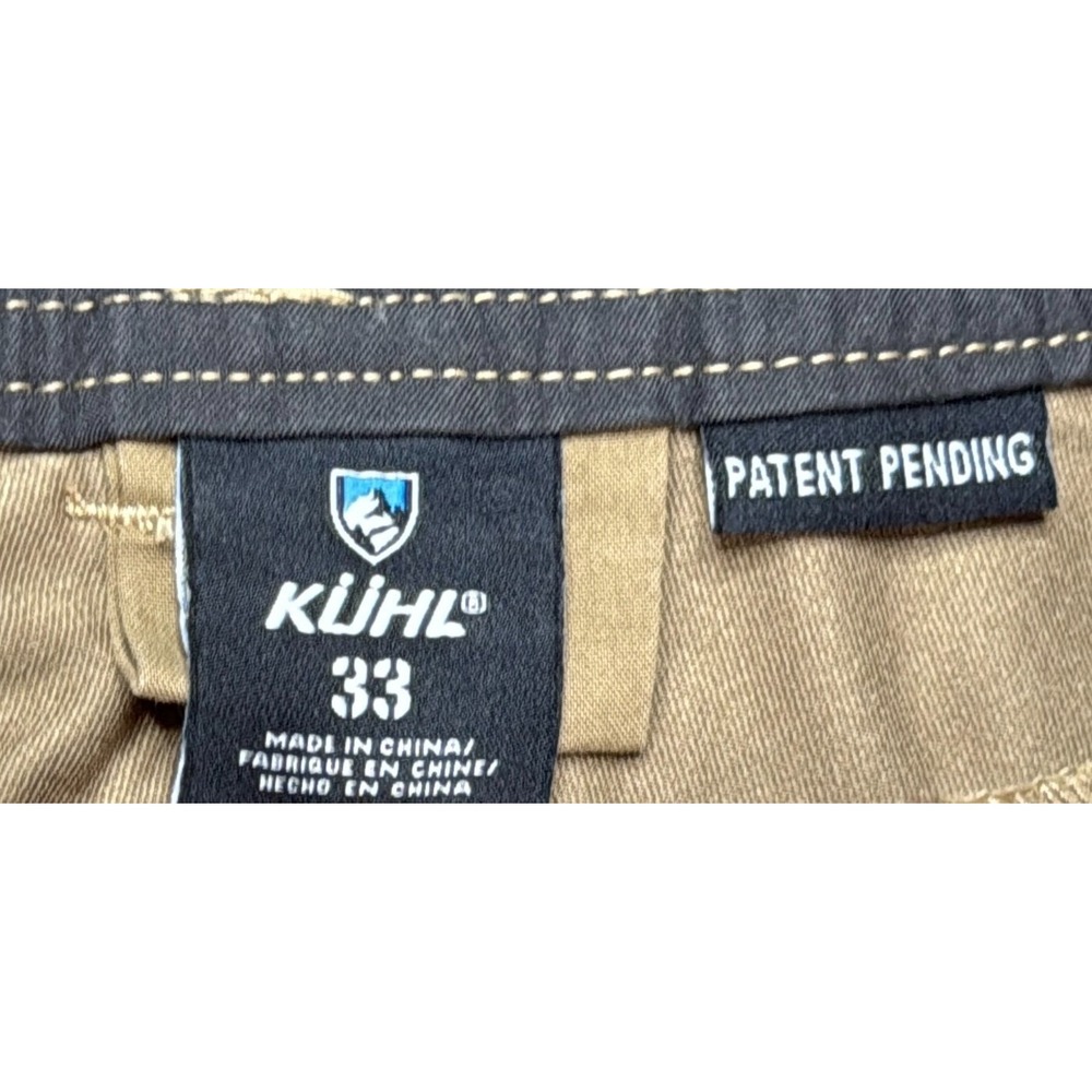 Kuhl Men's Brown Carpenter Pockets Outdoor Hiking Shorts Size 33 - Picture 3 of 9